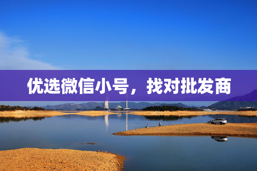 优选微信小号，找对批发商