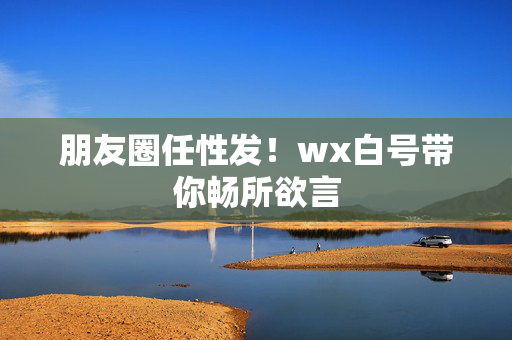 朋友圈任性发！wx白号带你畅所欲言